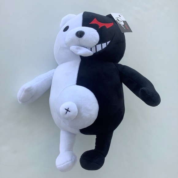 NWT Anime Black & White Plush Toy - Picture 2 of 4